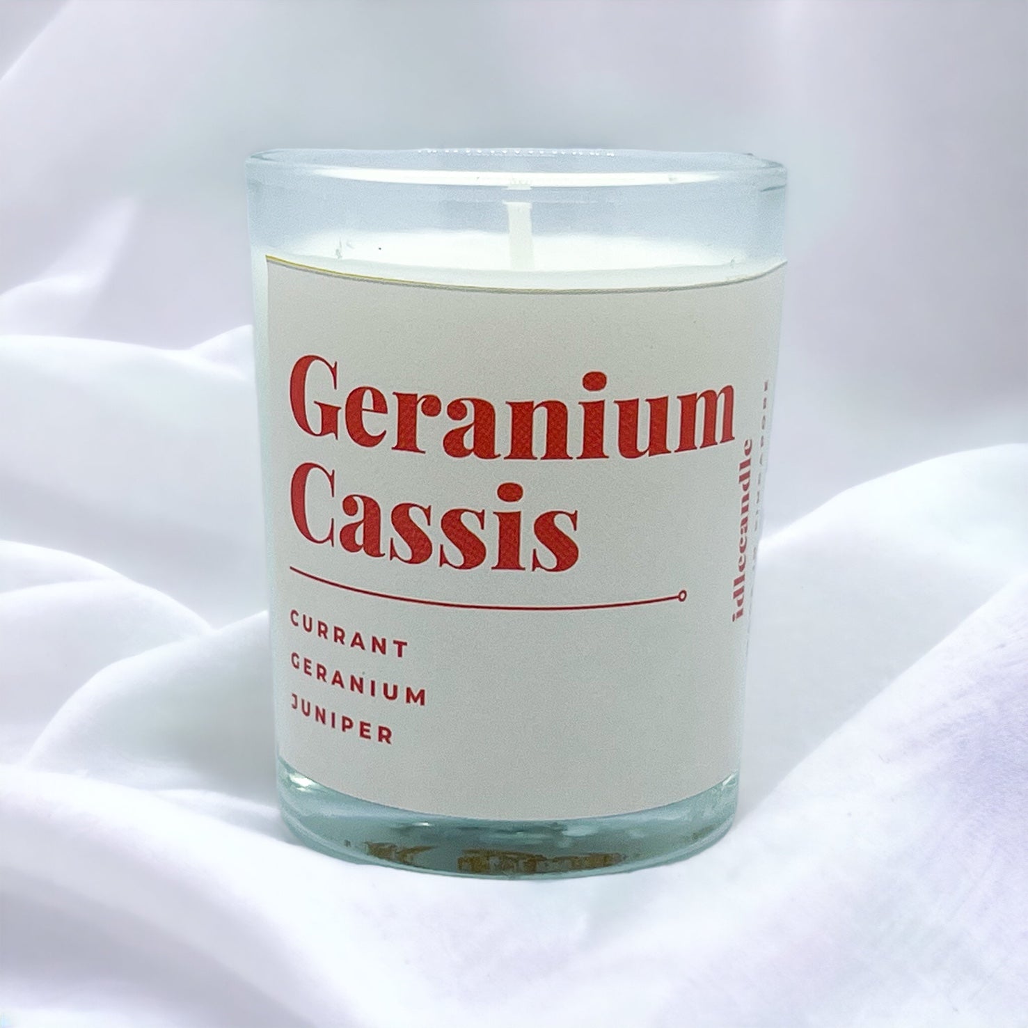 Geranium Soy Wax Candle, Long Lasting